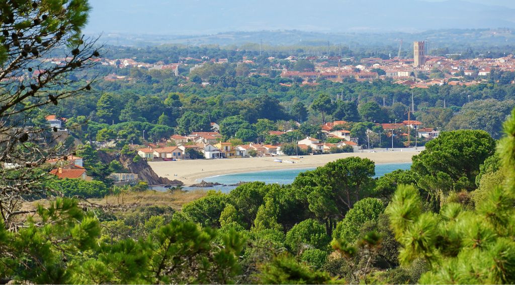 Vue proche de la Villa Élancia à Argelès-sur-Mer